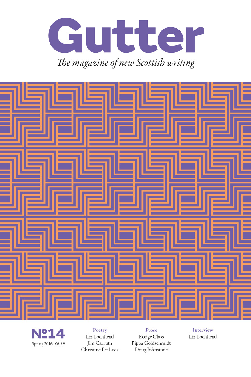 Gutter Magazine Aidan Moffat Books from Scotland